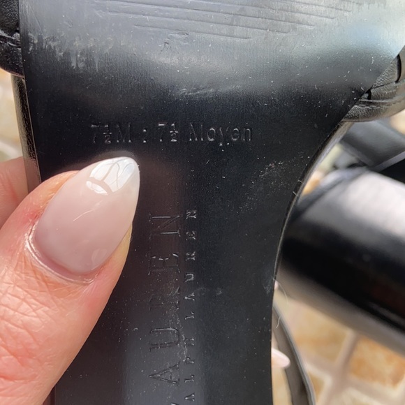 Ralph Lauren leather block heel - Picture 6 of 7